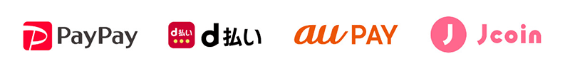 PayPay、d払い、au PAY、jcoin
